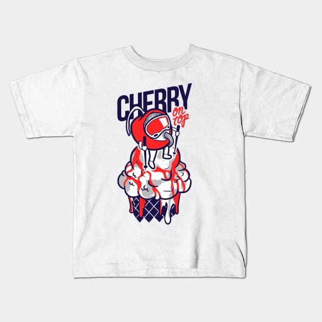 Cherry on Top Kids T-Shirt by supernunal